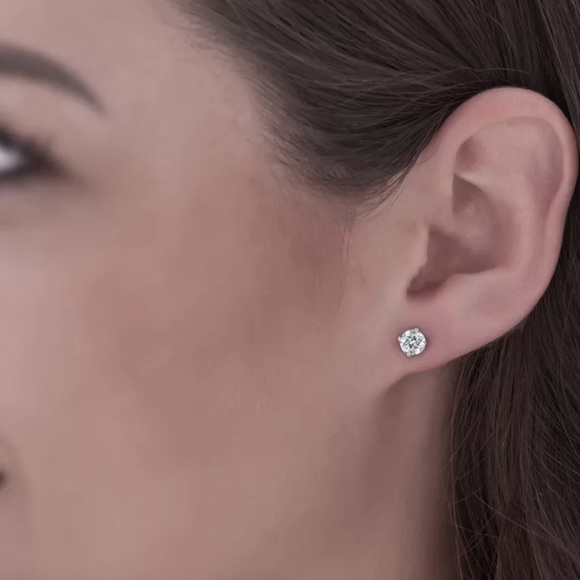 24HRSALE 2 LEFT💎1 CT Natural Diamond 14K Studs - Picture 6 of 6